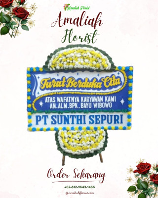 Papan Bunga Duka di Guwosari