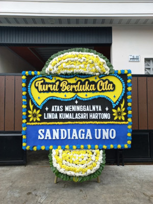 Papan Bunga Duka di Guwosari